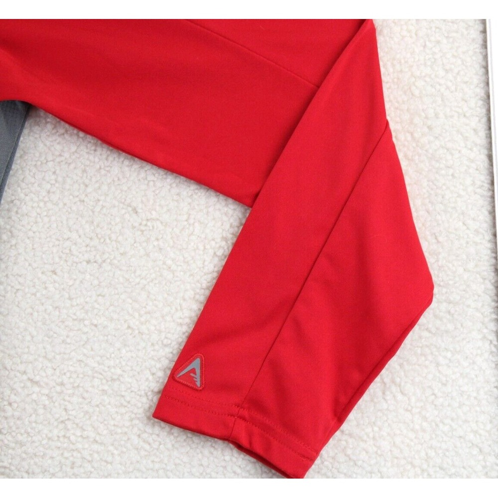 Antigua Los Angeles Angels Womens Pullover Athletic Jacket Red Gray Size L - Picture 15 of 16